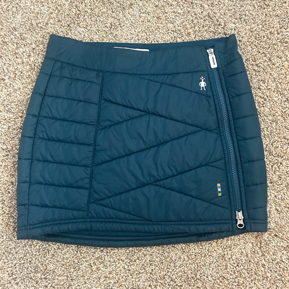 Smartwool Women's Teal Quilted Mini Skirt